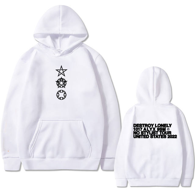 Rapper Destroy Lonely Alyx Graphic Hoodie Men's Oversized