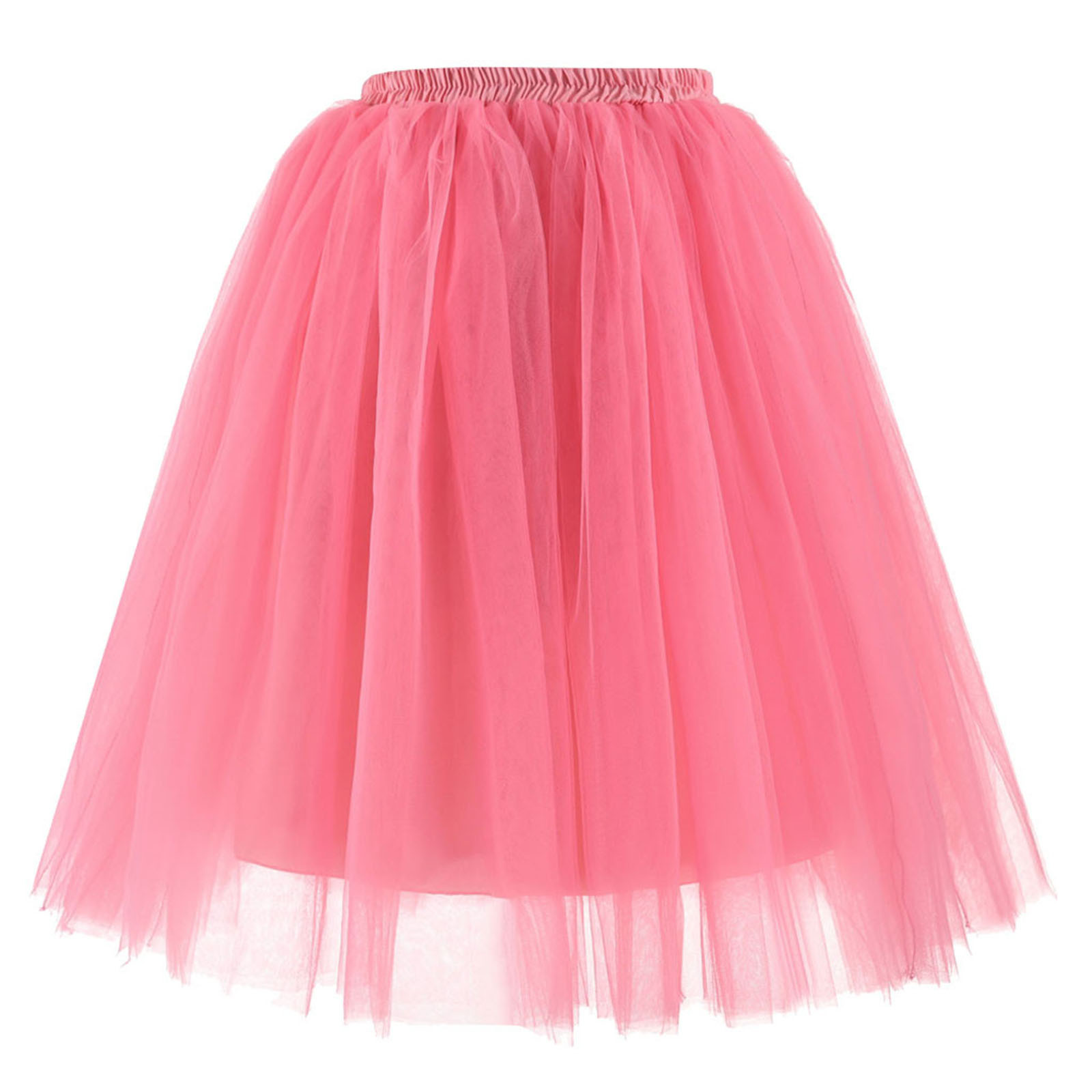 Saia de tule tutu feminina, vestido Midi,