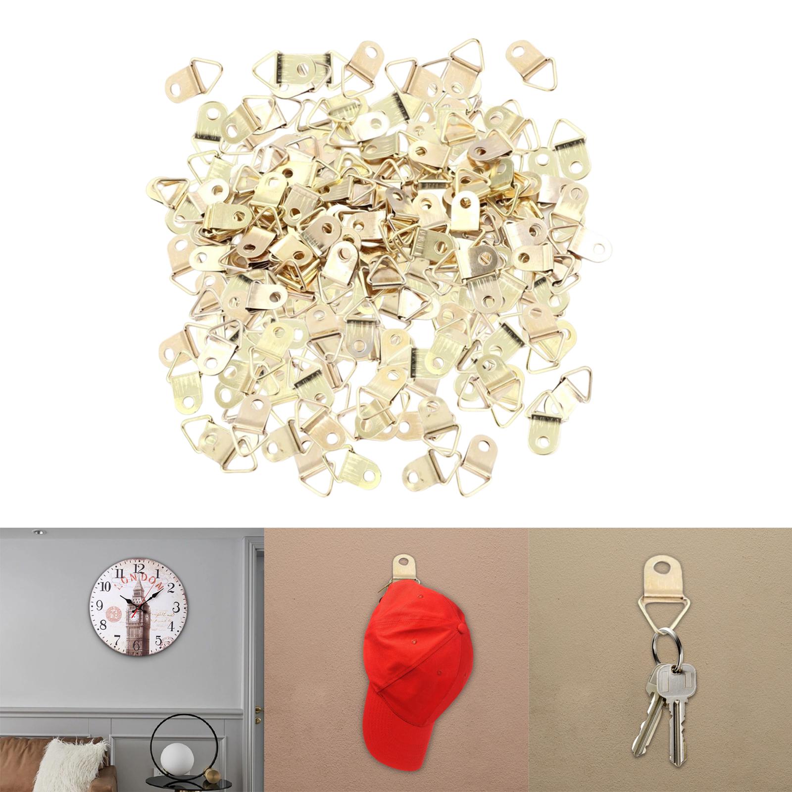 1000Pack Picture Frame Hangers Hooks Art Oil Painting Mirror Wall Hanging Clocks Hanger Hook Fixing Fasteners Hardware Tools