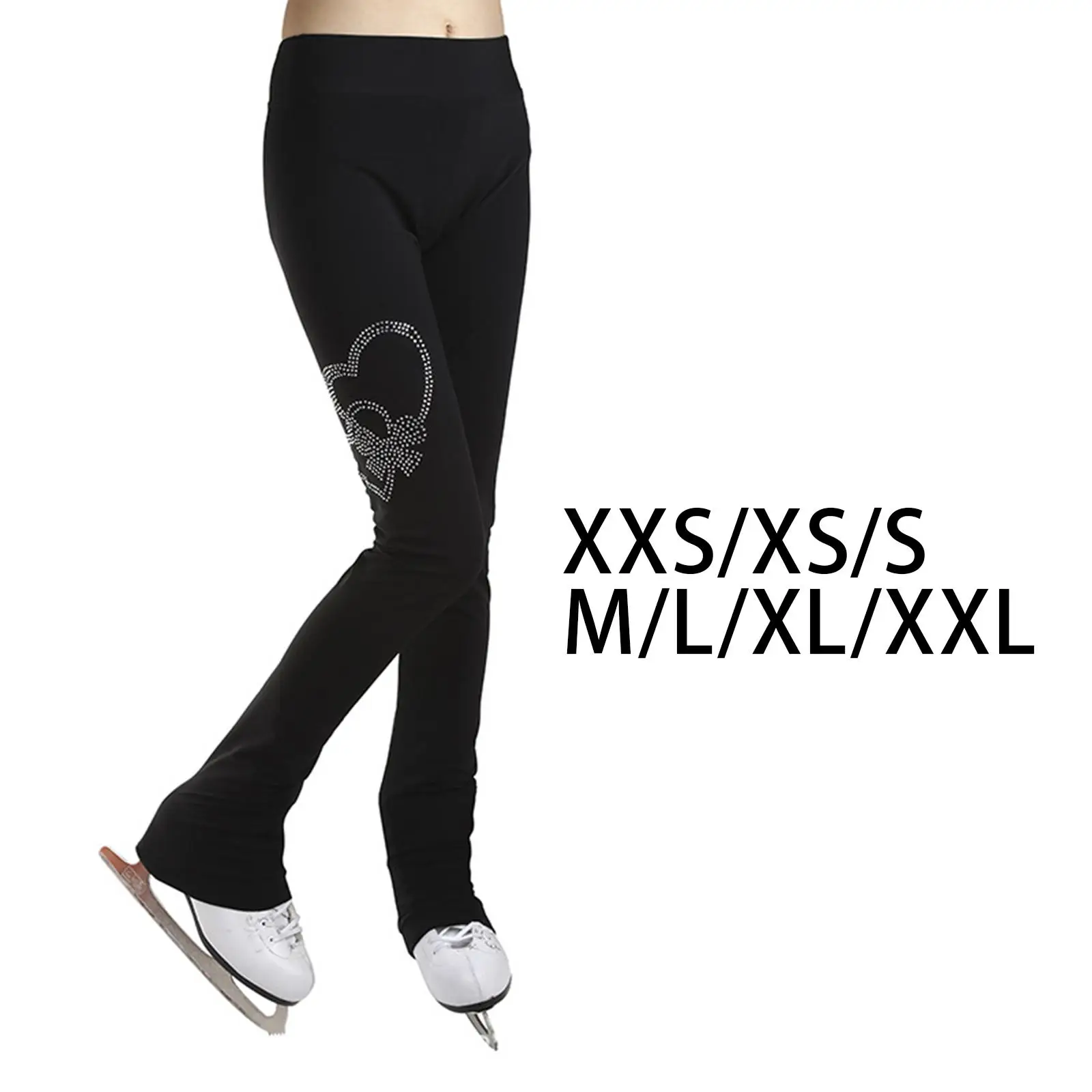 Figure Skating Pants Thickening Leggings Trousers Thermal Over The Boot Tights for Performances Pantyhose Gymnastics Practice