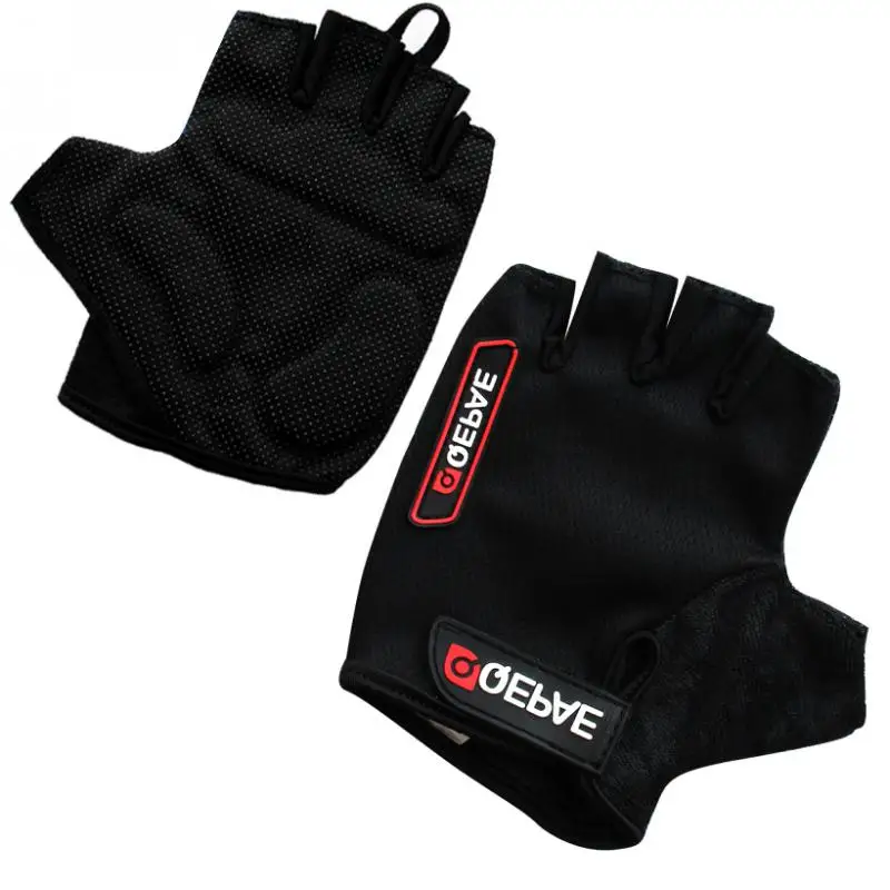 Adult Kids  Cycling Anti-friction Non-slip  Half Finger Gloves S to XXL