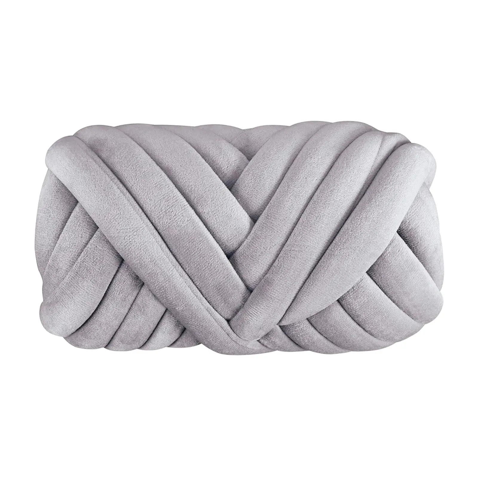 Cotton Polyester Chunky Yarn Arm Knitting Yarn Knitting Jumbo Tubular Yarn Bulky Yarn for Pillow Crochet Weaving Cushion Pet Bed