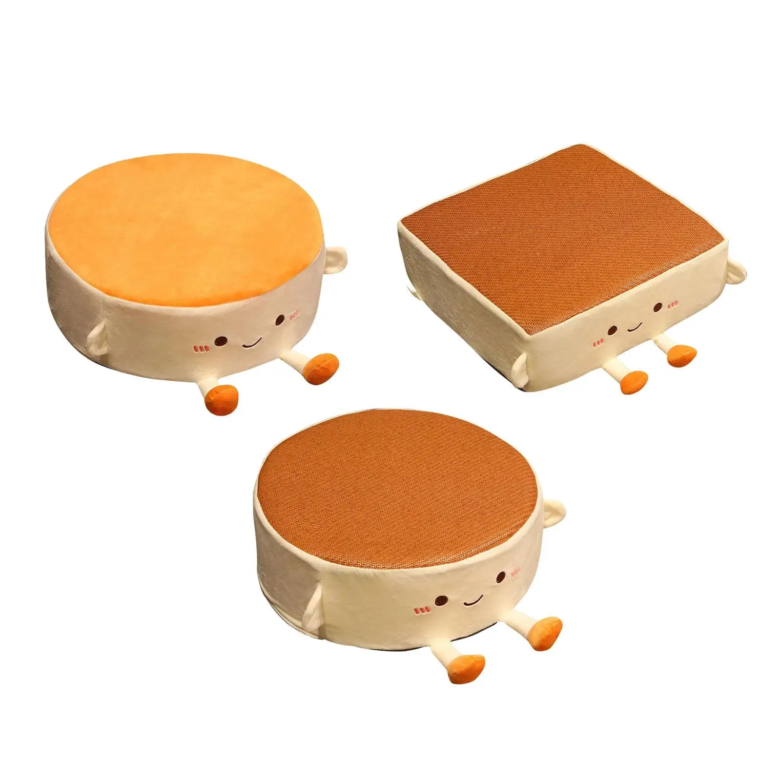 Seat Cushion Stool Mat Tatami Cushion Detachable and Washable Cover Cute Soft Floor Cushion for Dining Room Car Sofa Patio Home