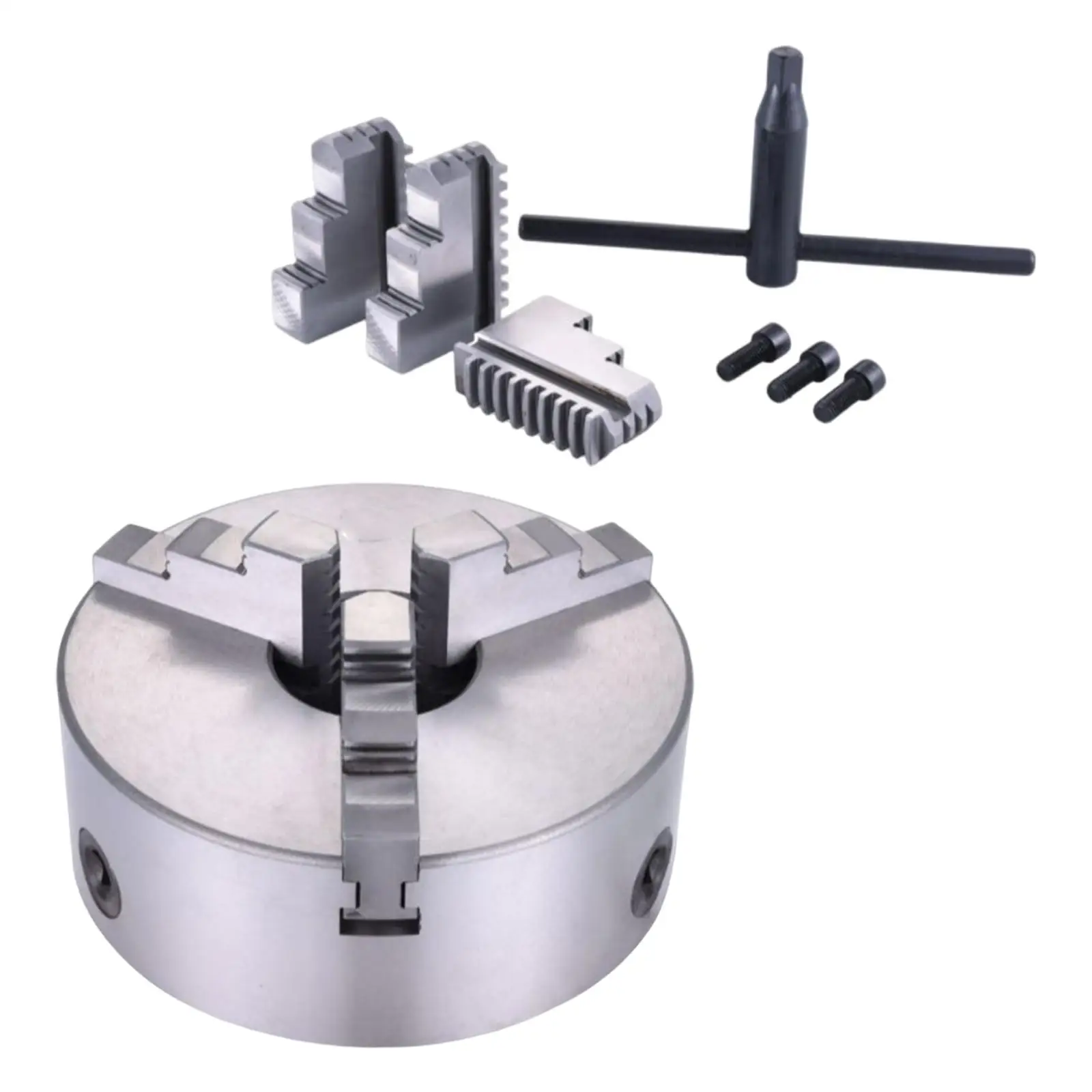 4 Inch/ 100 Mm Lathe Chuck 3 Jaw , Fast Clamping  High Adaptability