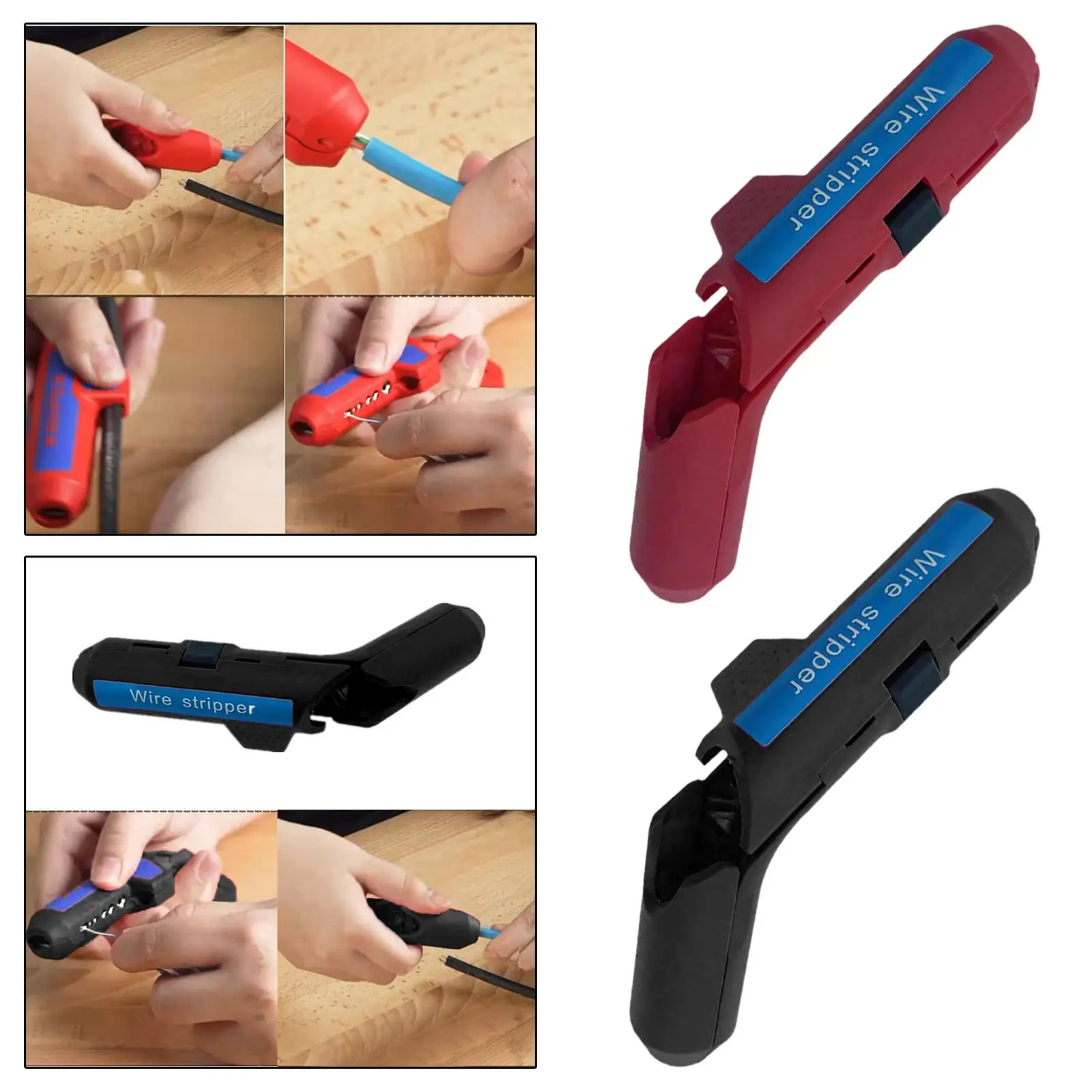 Wire Stripper Professional Multi Function Wire Crimper Wire Pliers Tool Cable Stripper for Cable Wire Stripping Cutting Winding