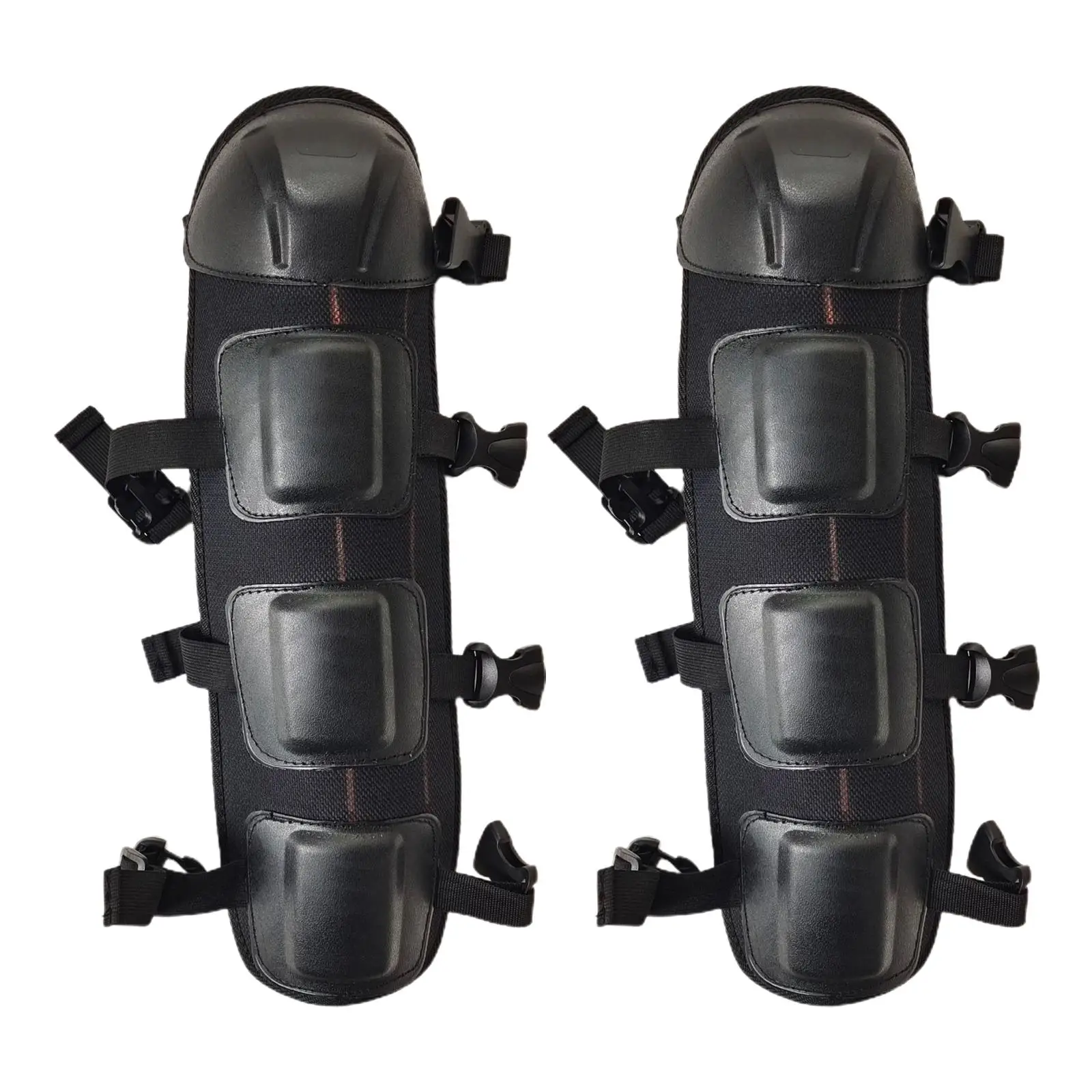 Knee Pads Motorcycle Knee Shin Guards Kneelet Protective Gear Adjustable Straps