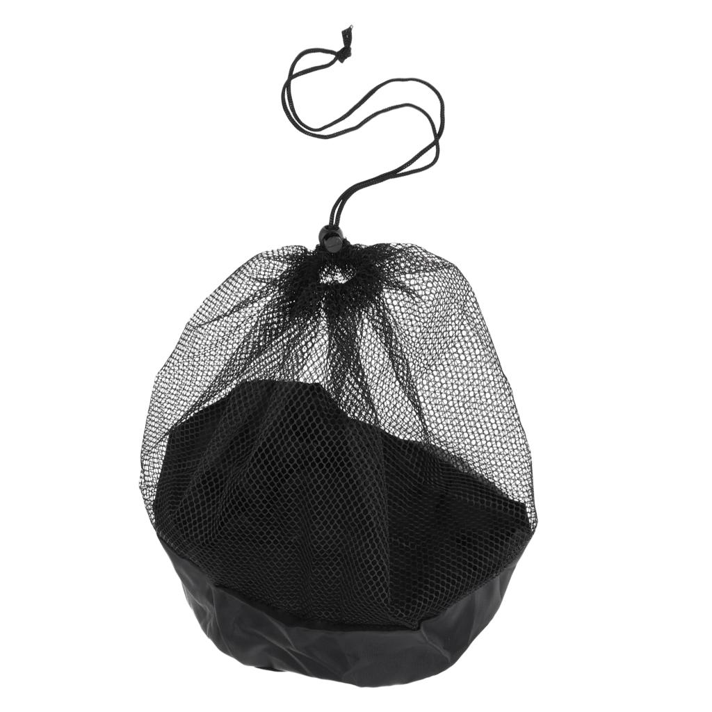 Football Cones Carry Bag - Mesh Storage Sack for Soccer Ball, Beach Toys and