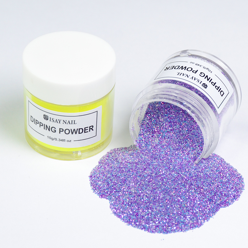 Best of ISAYBEAUTY Nail Glitter Nail Dip Powder Starter Kit 1pcs Simply Apply Get Stronger And Durable Dip Powder Nails Stickers Decals Reviews & Tips - Image 4