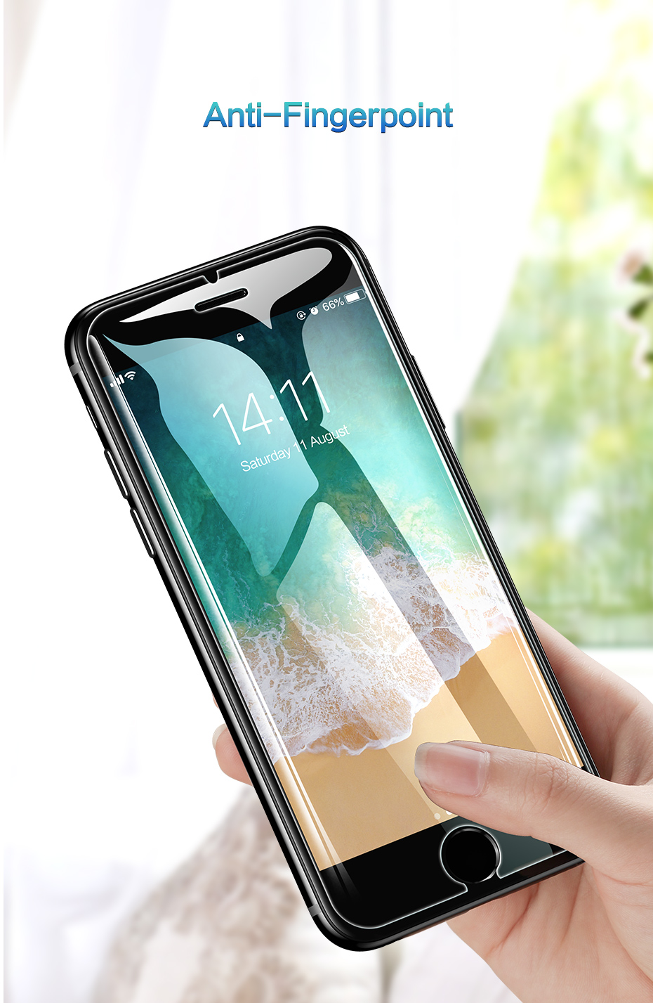 SmartDevil Screen Protector for iPhone SE3 2022 HD Tempered Glass for iPhone X SE 7 8 Front Film Anti Blue ray Glass