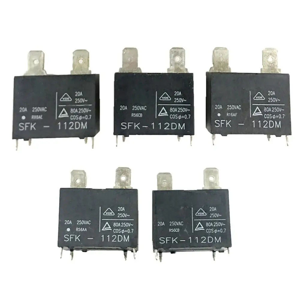 5pcs SFK-112DM SFK-11A 4 Pins Relay  Conditioner Parts Accessory