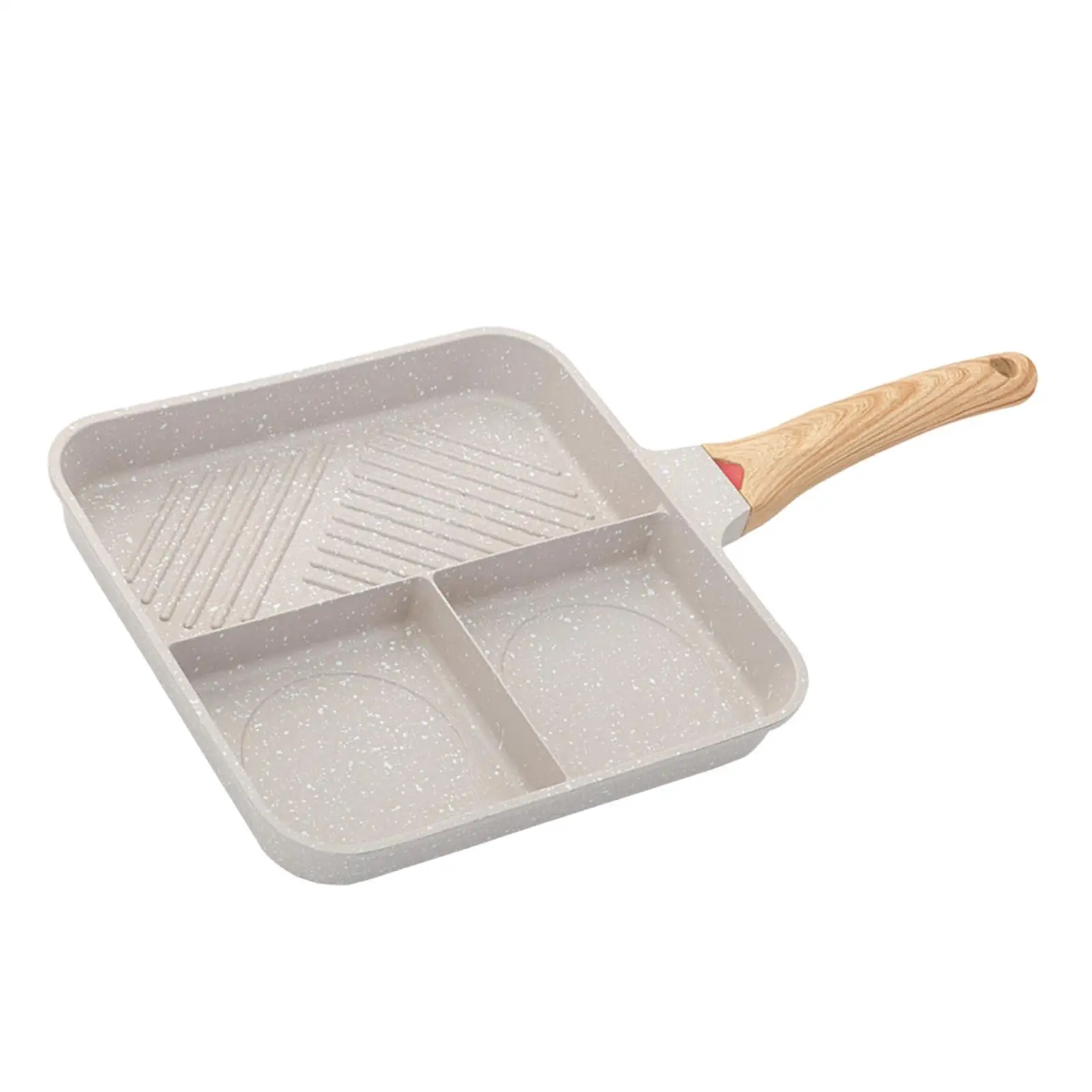 Frying Pan Divided Grill Frying Pan Omelette Pot for Kitchen Home