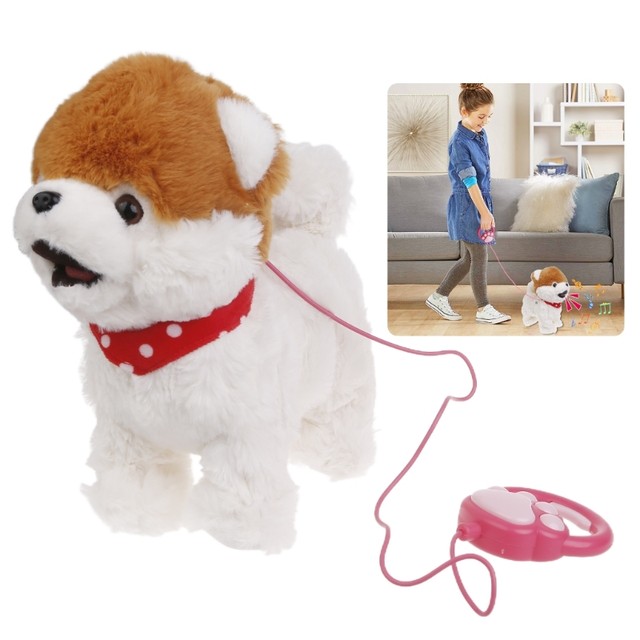 77HD Leash Electric Walking Dog Toy Simulation Singing Puppy Toy