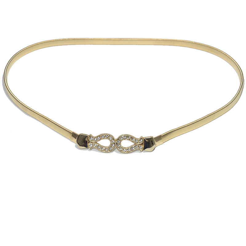 New Unique Shiny Stretch Belt Women 