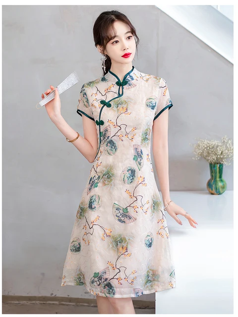 Cheongsam Qipao Women Chinese Dress