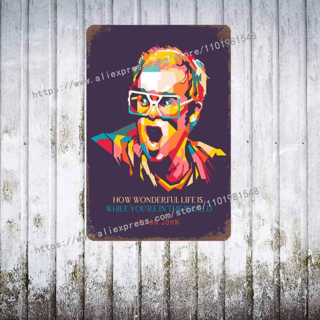 Elton newest John Poster