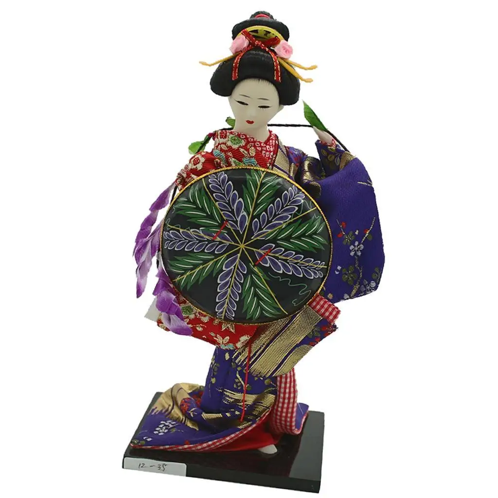 Figure #1 Authentic Geisha Doll 12 inches 
