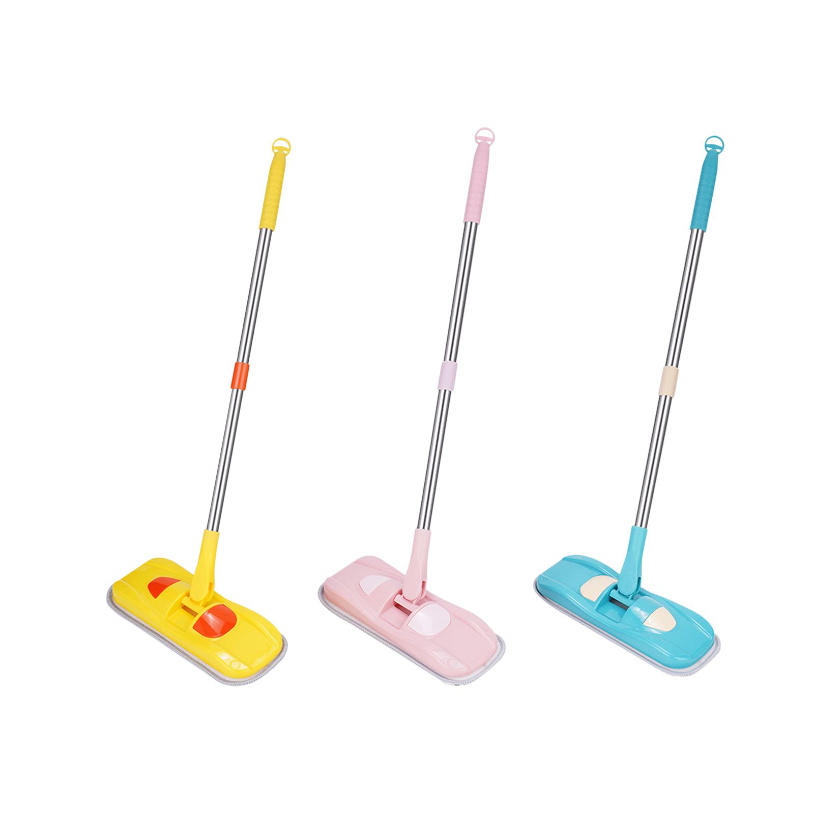 Little Housekeeping Helper Tool Playhouse Toy Early Learning Educational Durable Material Mini Kids Mop for Preschool Boys Girls