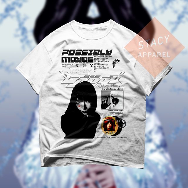 Limited Björk T Shirt Y2K - AliExpress