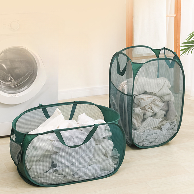 Collapsible Fabric Laundry Baskets - Foldable Pop-up Storage Container  Organizer Bags - China Laundry Hamper and Pop up Laundry Hamper price