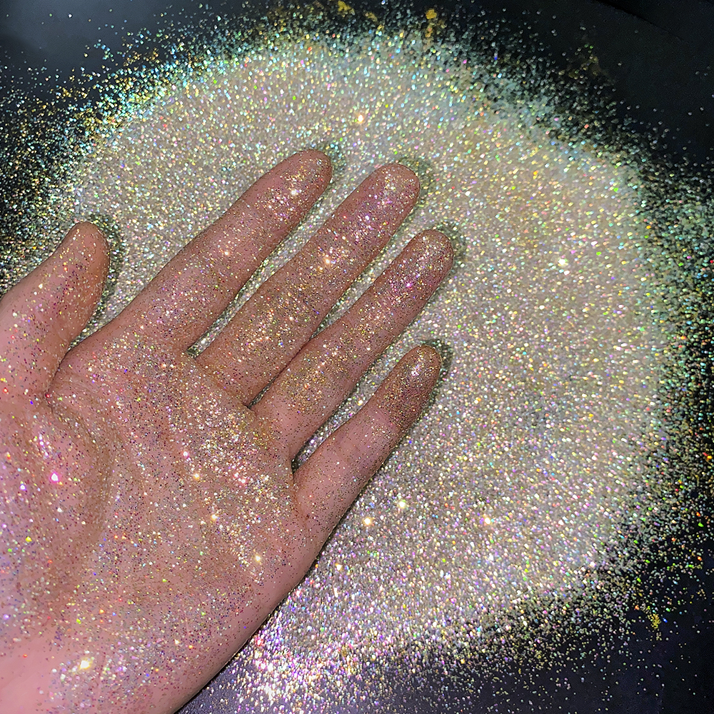 Best of 10g Glitter For Nail Holographic Powder Sparkly Fine Pigment Dust 3D Iridescent UV Gel Nail Polishing Decoration Reviews & Tips