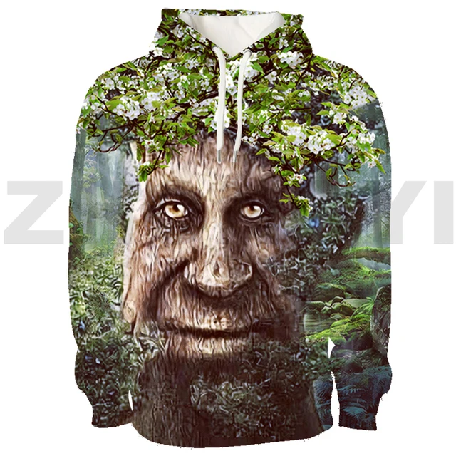Hot Game Wise Mystical Tree Hoodie 3D Fashion Casual Men Clothing