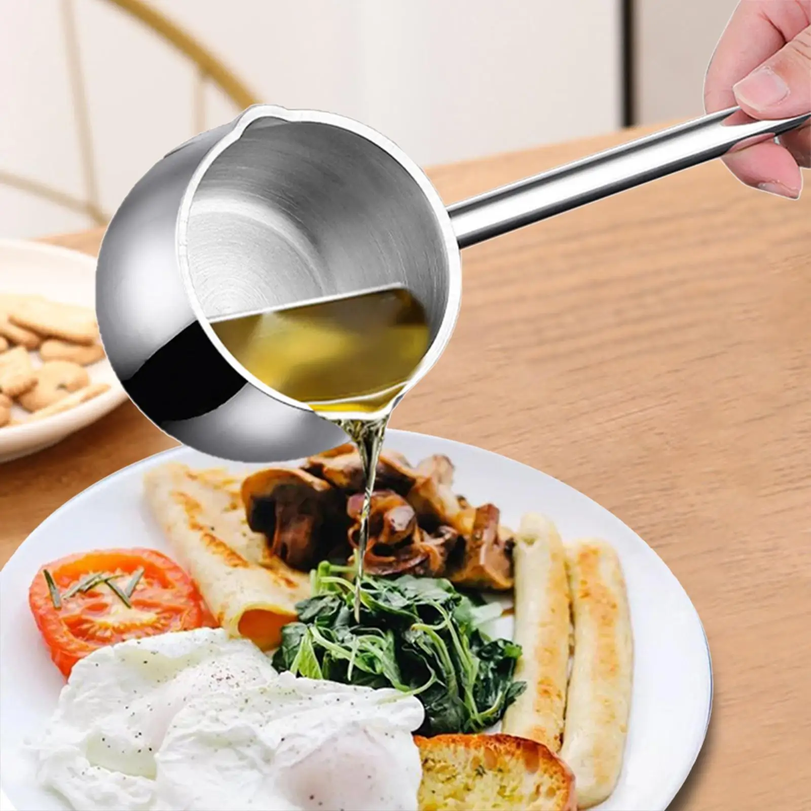 Mini Saucepan Multipurpose Butter Melting Pot for Camping Picnic Cafe