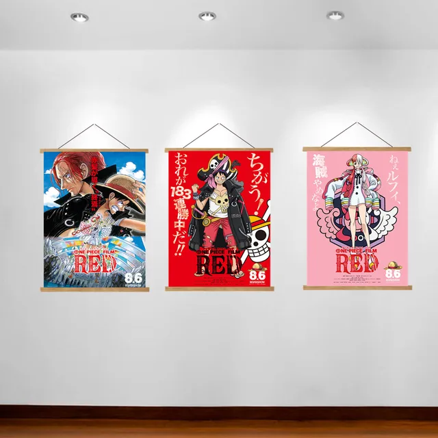 IEJDA Anime One Piece Red Line Map Poster Poster Decorative Painting Canvas  Wall Art Living Room Posters Bedroom Painting 24x36inch(60x90cm) :  : Home & Kitchen