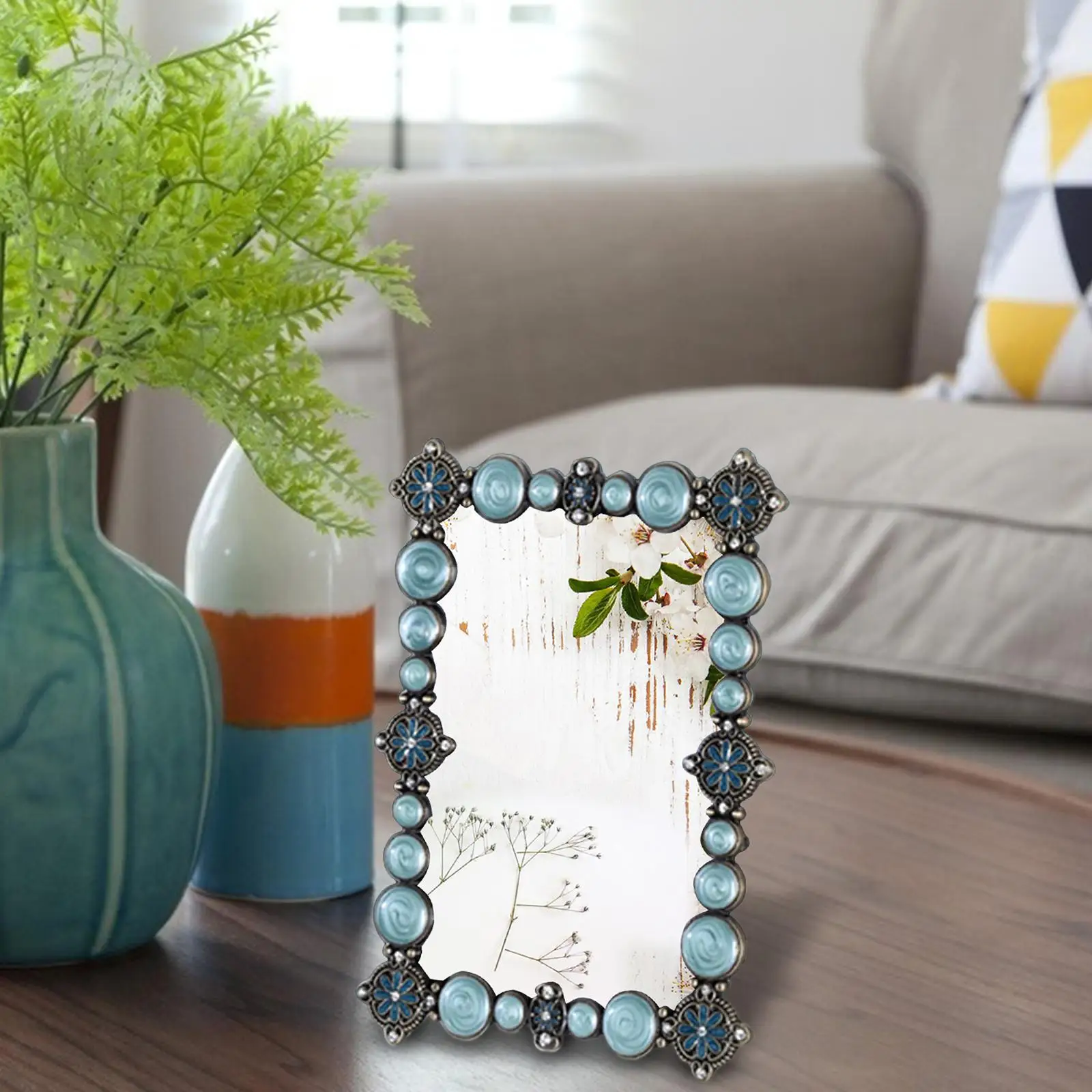 Photo Frame Decorative Display Holder Picture Frame for Bedroom Home Desk Gift Decoration