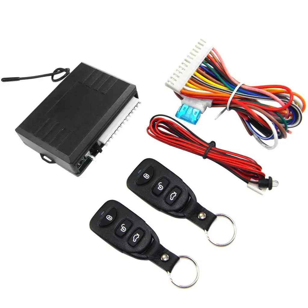 Keyless Entry System & Trunk  Release with Two 3-Button Remotes