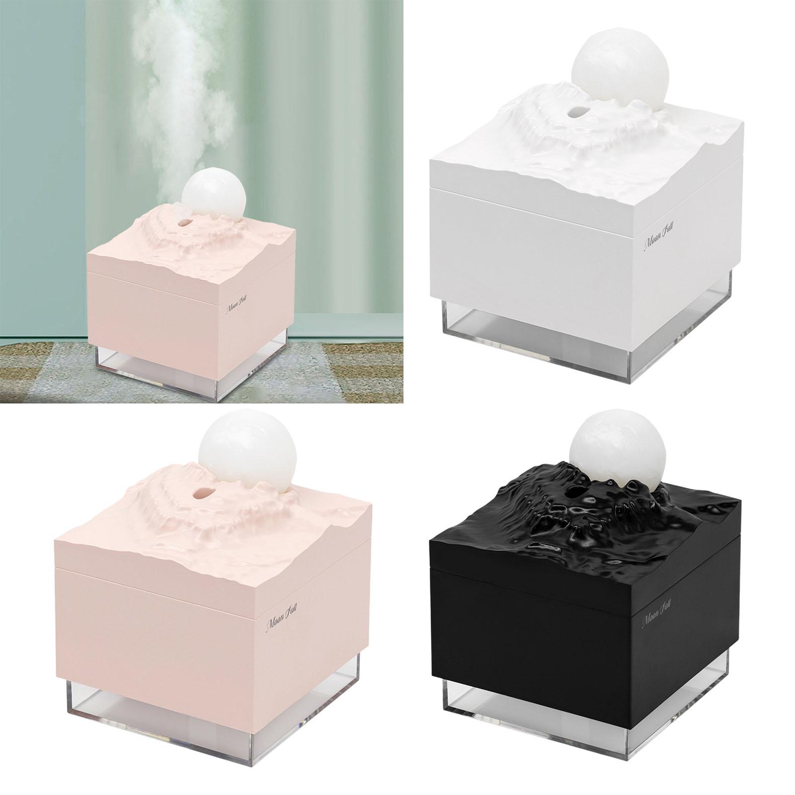 Desktop Air Humidifier Low Noise Two Gear Spray Ambient Light Quiet Night Light for Bedroom Housewarming Gift Nursery Yoga