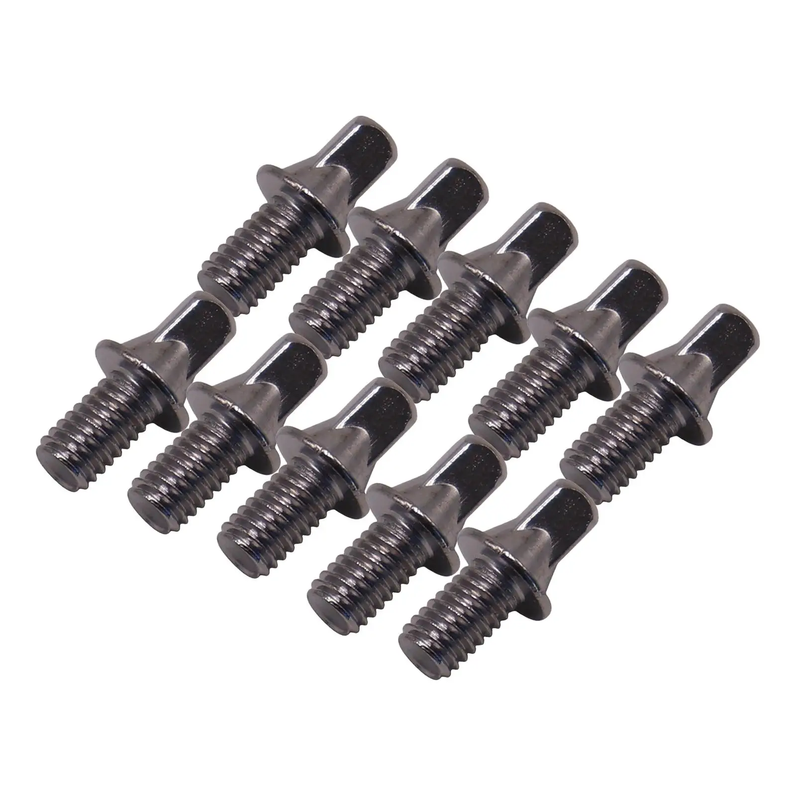 10Pcs Drum Tension Rods Durable Strong Rustproof Metal Tight Screw for Snare Drum Percussion Instrument Accessory Replaces DIY