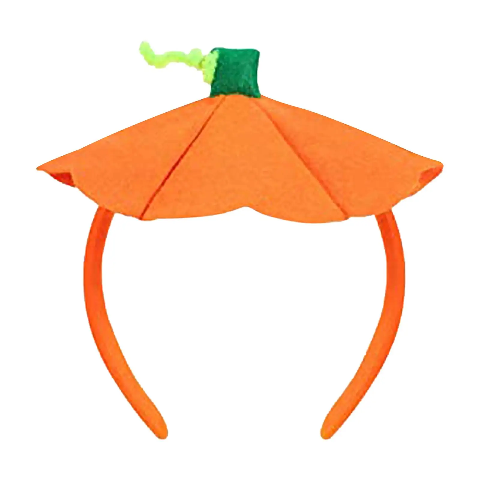 Halloween Headband Pumpkin Hat Cute Elastic Hair Hoop Hairband for Photo Props Dress up Party Supplies Role Playing Adults
