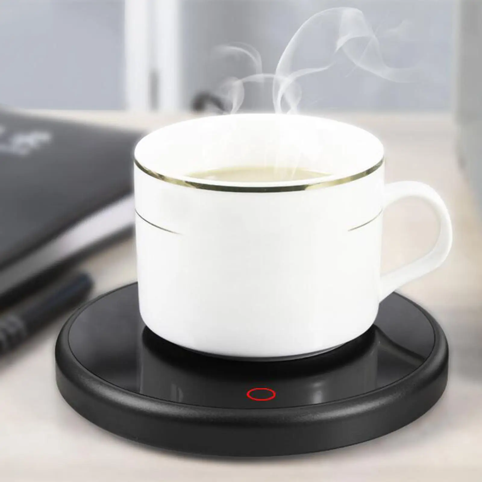 Wall Plug Coffee Mug Warmer Heater Coaster Hot Tea Makers Auto Shut Off Pad Beverage Warmer for Drinks Water Milk Office Home