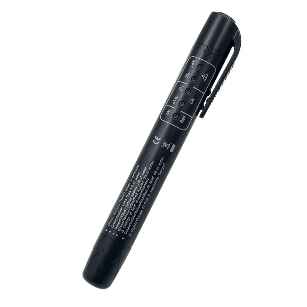Universal Car Vehicle Brake Fluid Oil Liquid Tester Pen 5 LED Check Pen