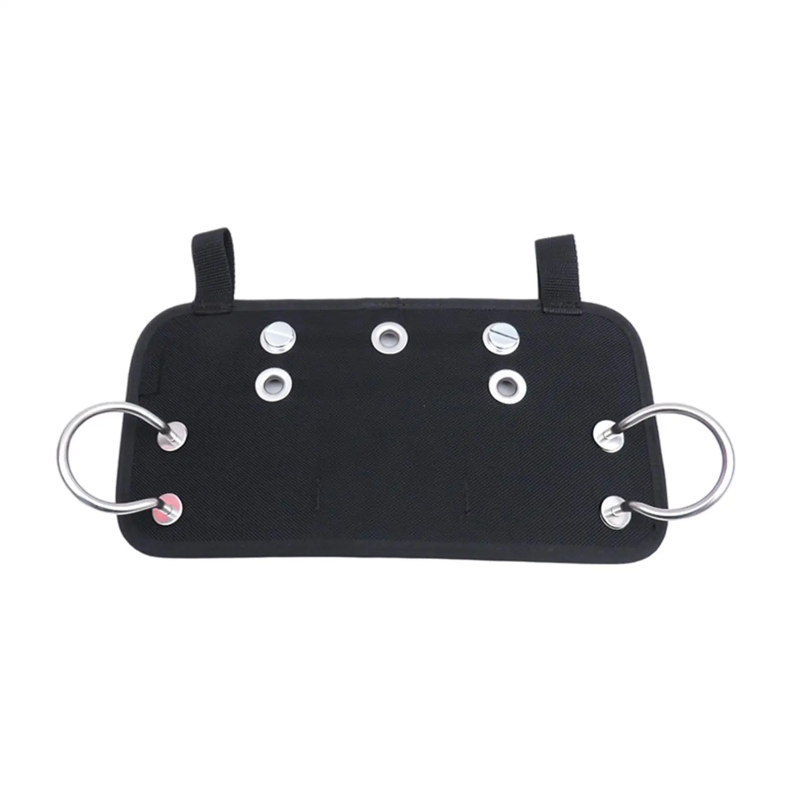 Scuba Diving Butt Plate for Sidemount BCD Hanging Board W/ 2 Screws with Handle