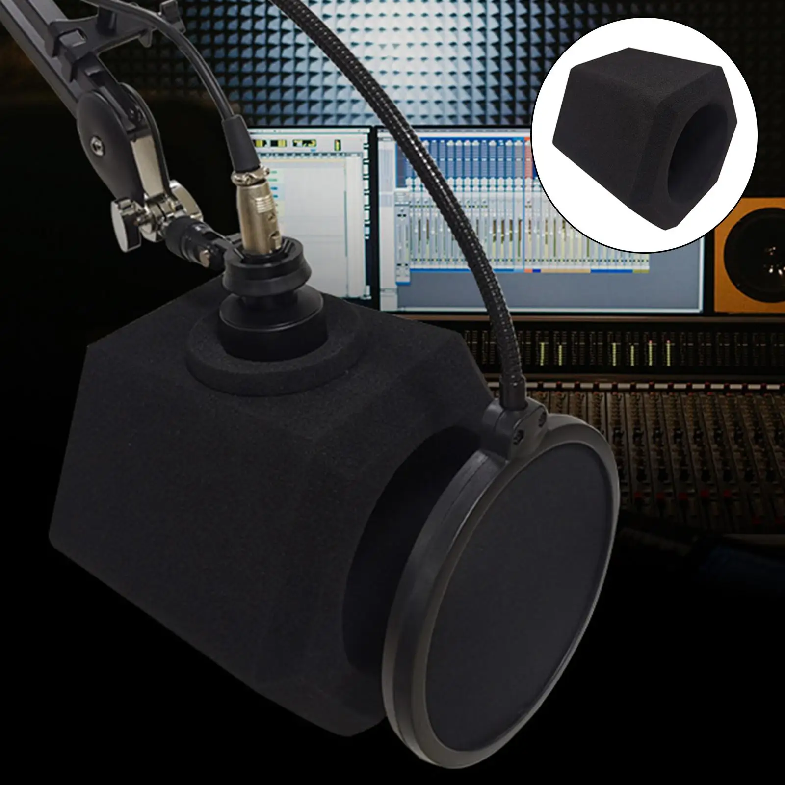 Professional Studio Recording Microphone Soundproof Isolation 