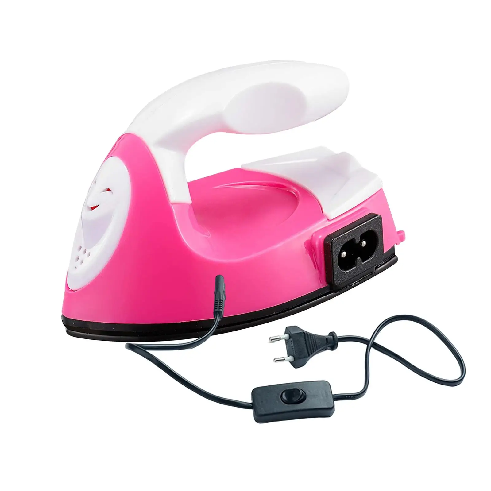 Mini Iron Sturdy Small Heat Transfer Portable Devices Multi Use Electric Iron for Vinyl Projects Shoes Home Garment EU Plug