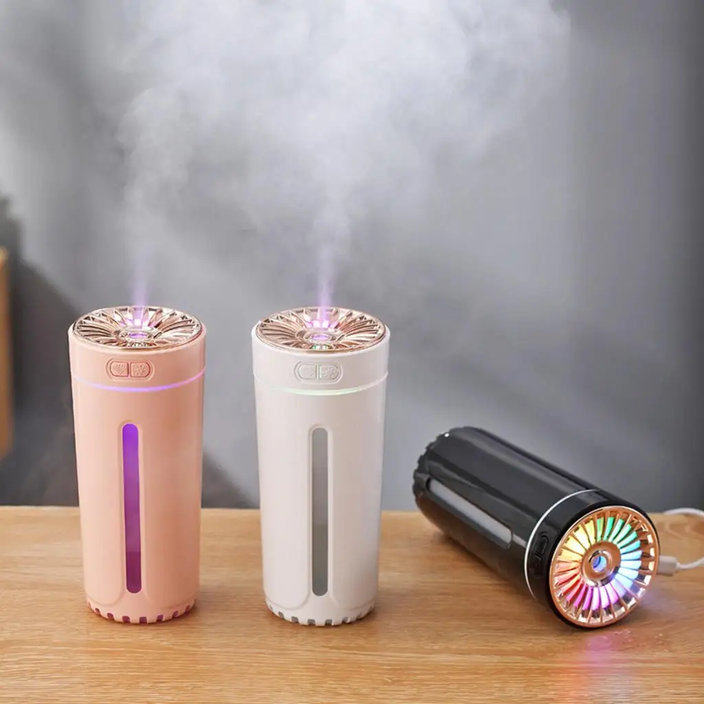 Portable Humidifiers with LED Night Light for Office Bedroom