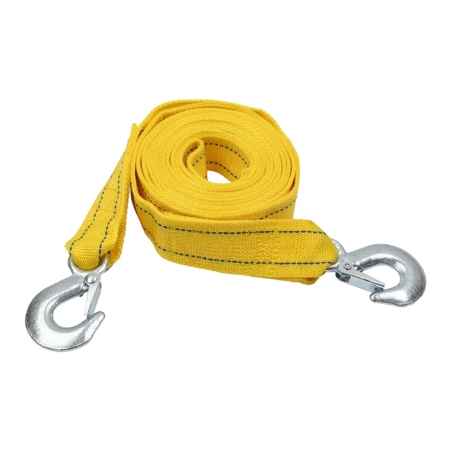 4M Heavy Duty 5Ton Car Tow Cable Towing Pull Rope Strap Steel