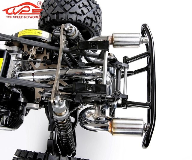 Hpi-車用のエキゾーストサイレンサー,1/5 rc用の2穴リアバンパーパーツ,車用hpi Fun Ran km Baja 5b 5t  5sc,バギー,トラック