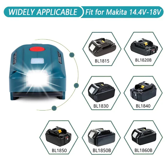 18v For Makita Battery Power Inverter Lithium-ion 150 Watt Usb