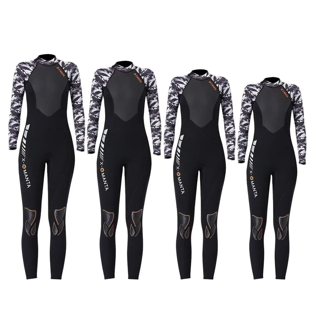 Women` Wetsuits - 3mm Neoprene Wetsuit, Back  S for Diving Surfing Snorkeling Spearfishing  Wet Suit