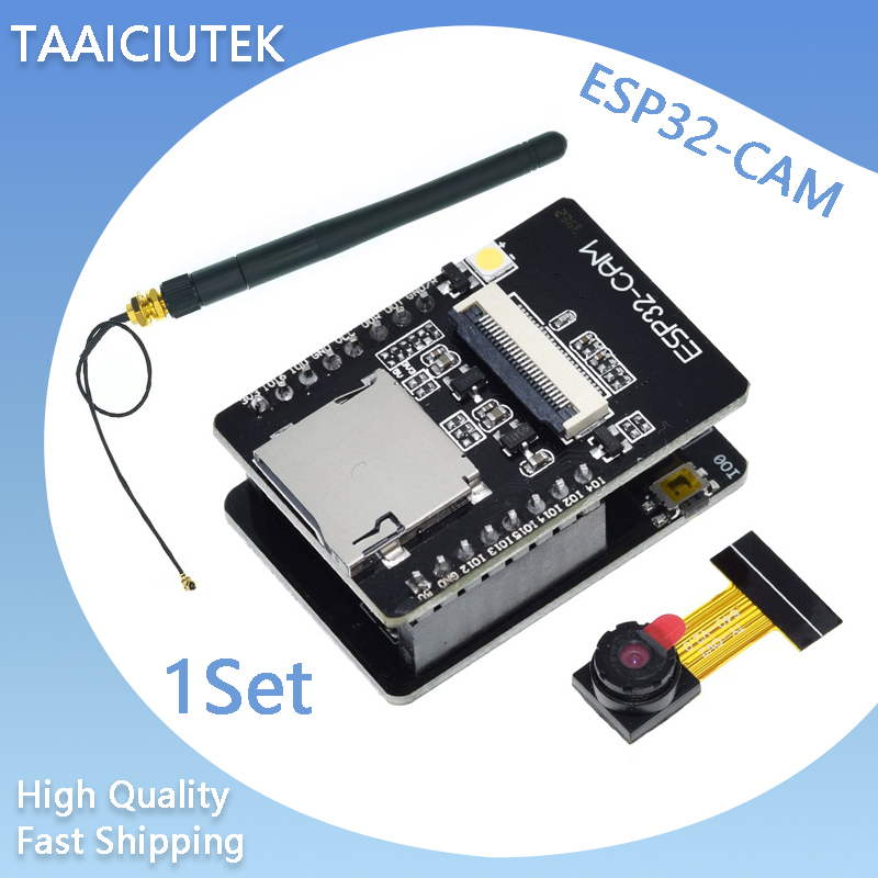 cam placa de desenvolvimento ch340 5v bluetooth + câmera ov2640 + 2.4g antena