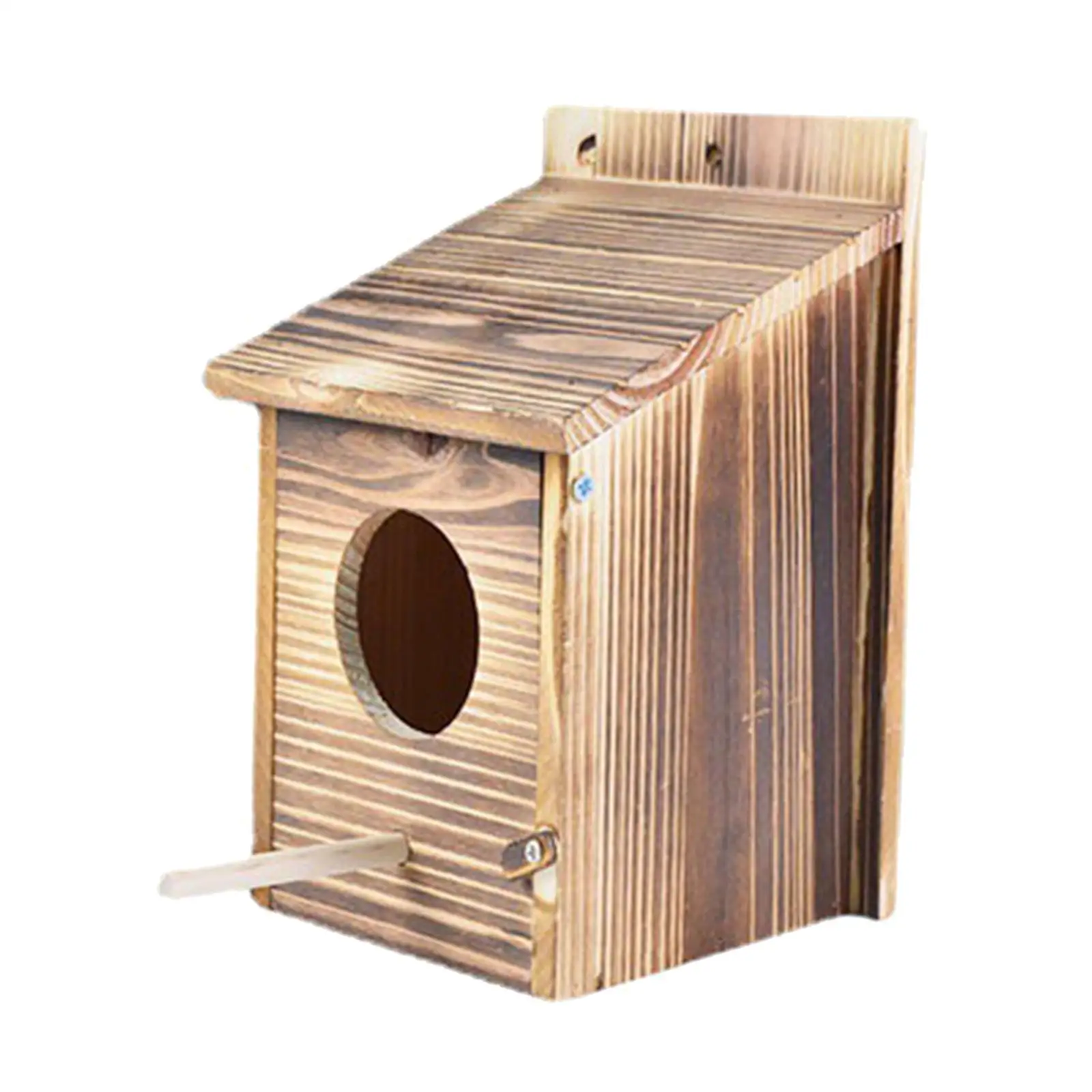 Wooden Bird Nest Box Bird House for Sparrows Great Robin – Ready Assembled