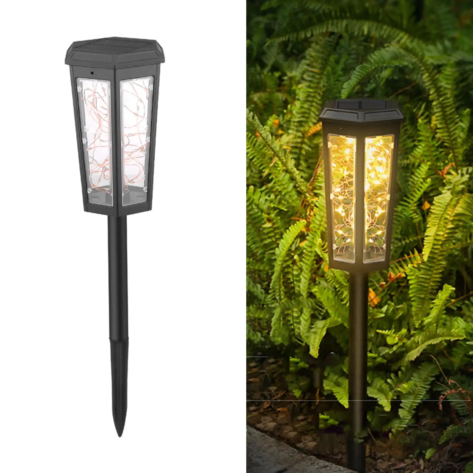Solar Garden Stakes Lights LED Landscape Lighting Decorative Outdoor Pathway Light for Lawn Outside Ground Decor Patio Party