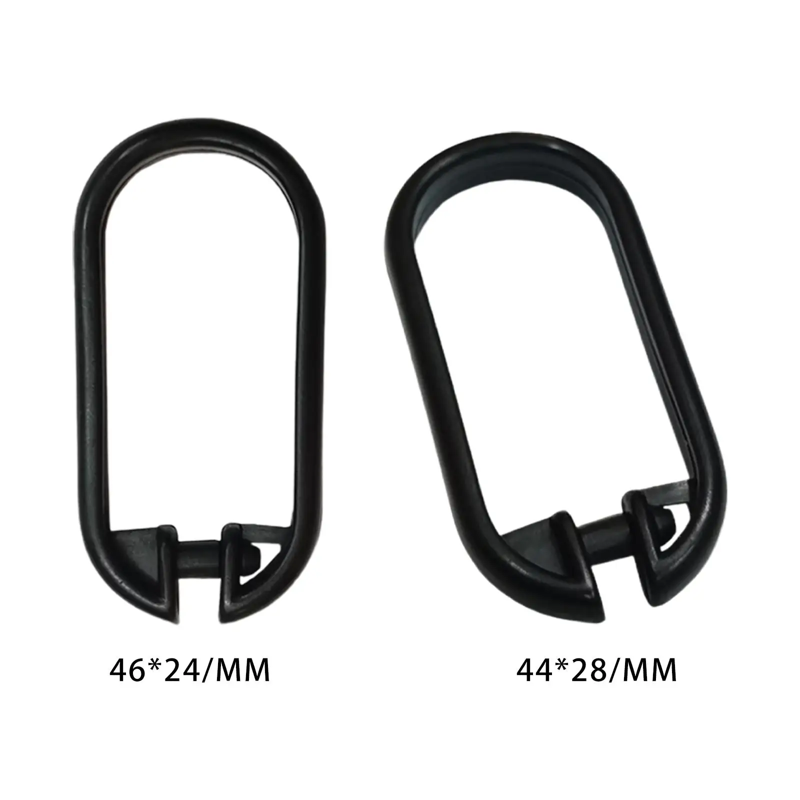 50x Portable Curtain Loop Buckle Direct Replaces Multifunctional Curtain Hanging Loop Buckle for Bathroom Home Shower Accessory