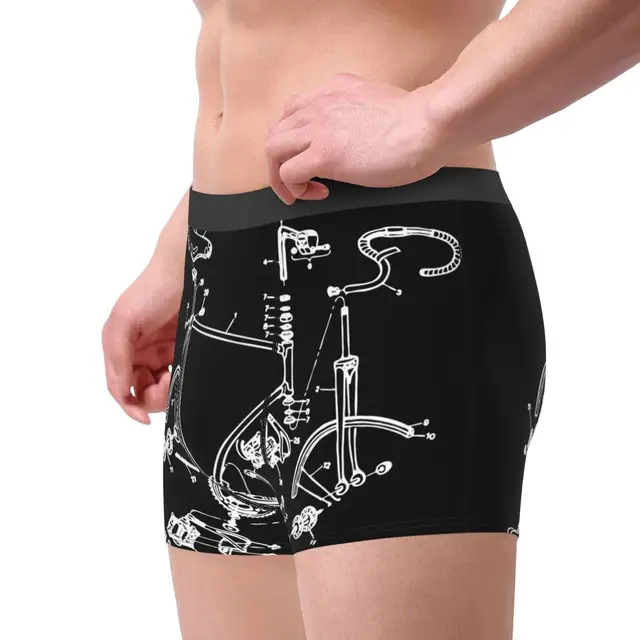 Man Bike Addict Mtb Mountain Biker Cycling 1 Underwear Sexy Boxer Shorts  Panties Homme Soft Underpants - Boxers - AliExpress
