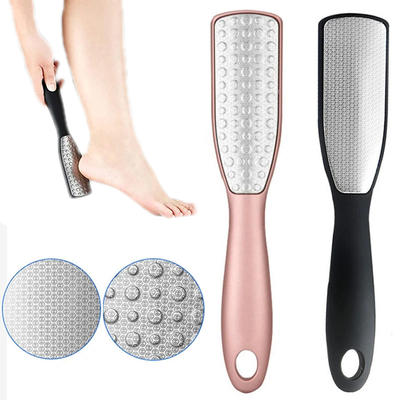 Best of Pedicure Tools Heel Scratcher Files Artifact Exfoliating Calluses Brush Stainless Steel Foot Sharpening Double-sided Pedicura Reviews & Tips