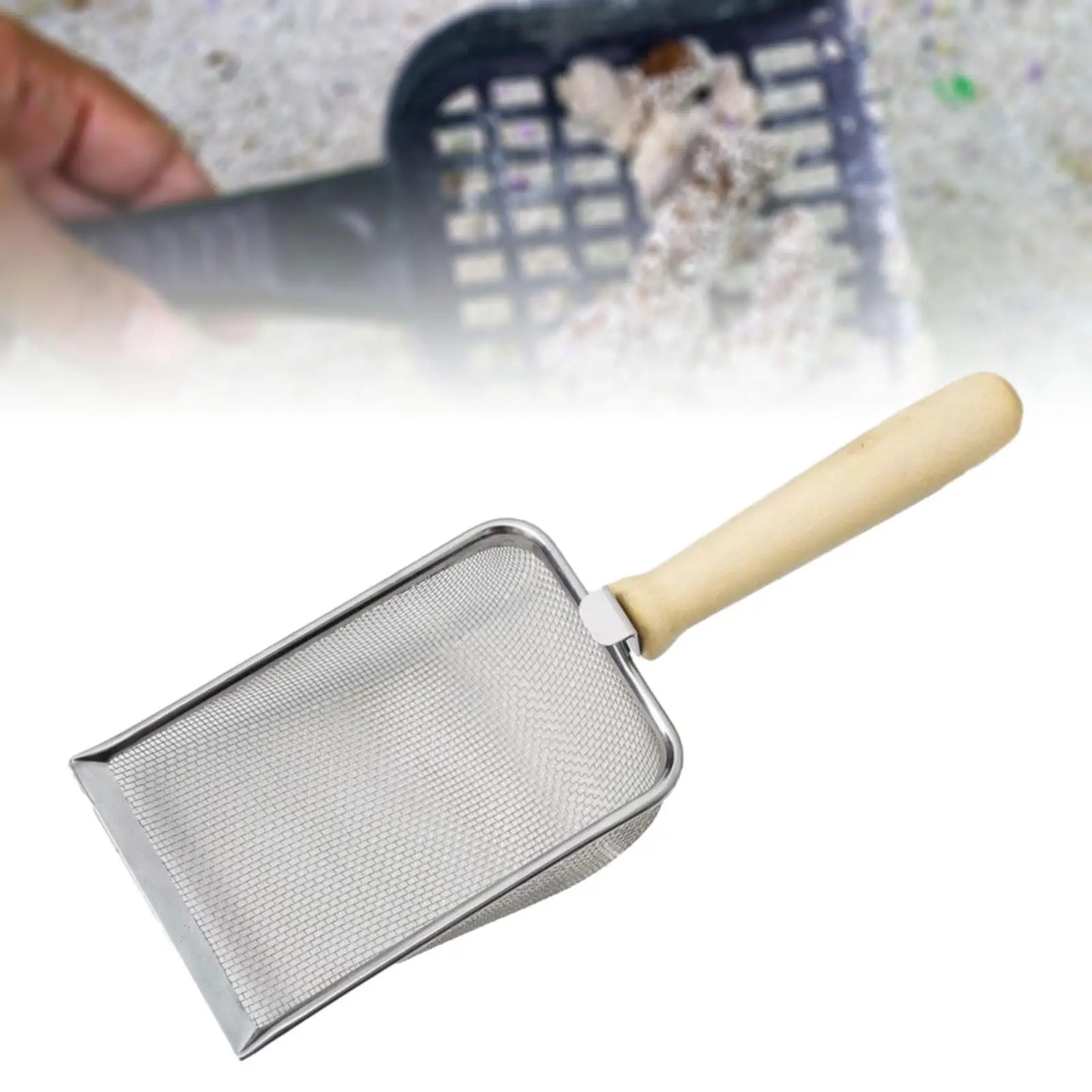 Cat Litter Scoops Reptile Sand Scooper Sand Scoops Pet Sifter Scooper for Lizards Hamster Other Pets Kitty Instant Cleaning