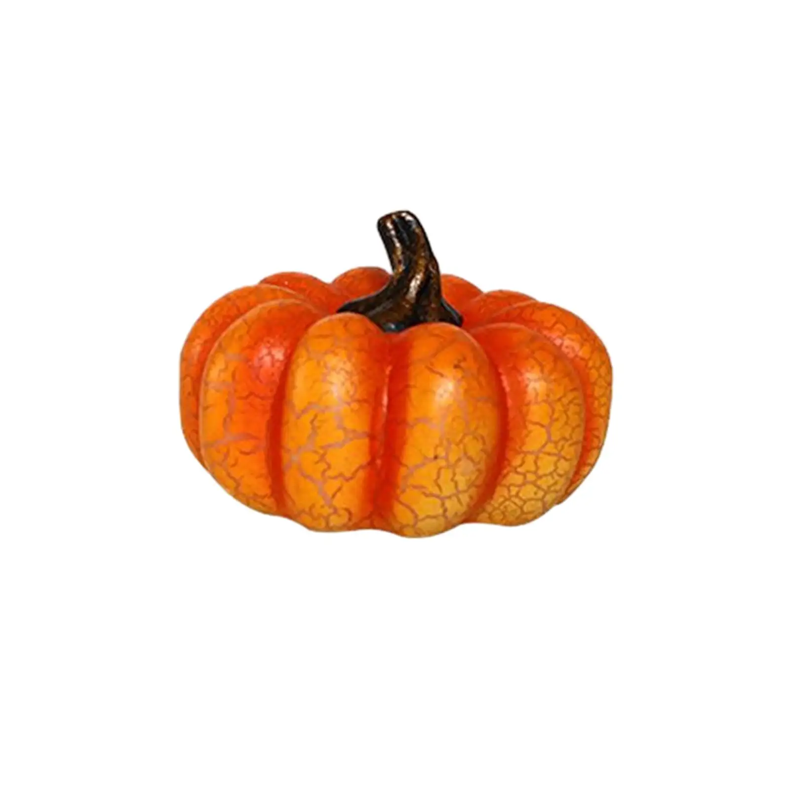 Fake Pumpkins Model Realistic Artificial Vegetables for Halloween Home Fall